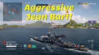 Agent of Chaos Jean Bart World of Warships Legends [upl. by Sindee]