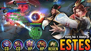 Estes Best Build And Emblem 2024 Unstoppable  Build Top 1 Global Estes  Mobile Legends MLBB [upl. by Oleusnoc]