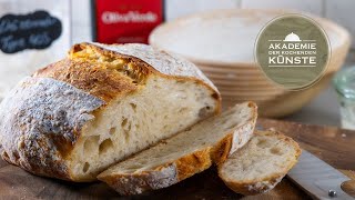 BROT OHNE KNETEN  No knead  Du wirst dieses Brot lieben 😊  Sauerteigbrot EINFACH👍🏻 [upl. by Doersten702]