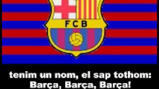 Hymn FC Barcelony  tekst [upl. by Alia]