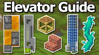 Minecraft Easy Elevator Tutorial [upl. by Aranaj]