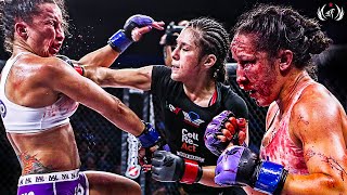 FULL FIGHT Alexa Grasso DESTROYS Jodie Esquibels FACE [upl. by Ennayllek]