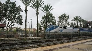 Railfanning Encinitas Station 19 [upl. by Rialcnis593]