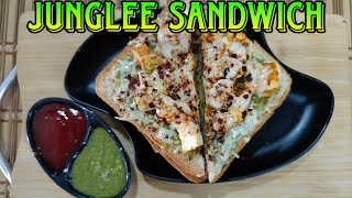 CHEESY JUNGLEE SANDWICH  चीज़ी जंगली सैंडविच 🥪 [upl. by Arraic]