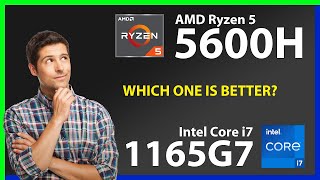 AMD Ryzen 5 5600H vs INTEL Core i7 1165G7 Technical Comparison [upl. by Ezzo]