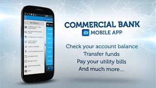 Commercial Bank Mobile Banking App [upl. by Laehcar566]