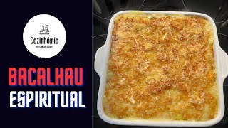 BACALHAU ESPIRITUAL  Receita Portuguesa  O melhor bacalhau do mundo Cozinhomio [upl. by Oflodur]