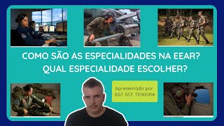 QUAL ESPECIALIDADE ESCOLHER NA EEAR [upl. by Harlan]