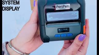 PeriPeri 3inch Heavy Duty Portable Label  Receipt Printer Unboxing [upl. by Shanna]