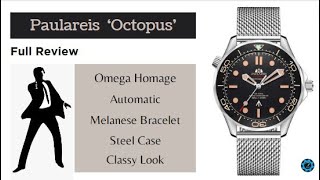 PaulaReis Octopus Automatic  Omega Homage [upl. by Eivla]