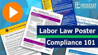 Labor Law Poster Compliance 101 [upl. by Aisenat]