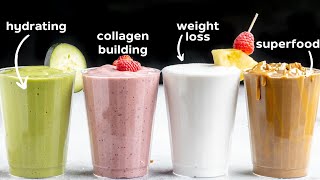 Creamy SUPERFOOD Smoothies without bananas KETO [upl. by Lindgren]