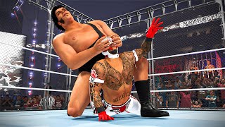 4 HIGH FLYERS vs 4 GIANTS WWE 2K23 [upl. by Derrek795]