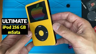 The ULTIMATE iPod Video 55th 256 Gb mSata FLASH MOD [upl. by Adran]