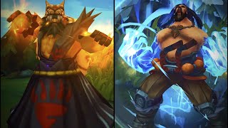 UDYR REWORK 2022 ALL SKINS OLD VS NEW COMPARISON  League of Legends [upl. by Aer]