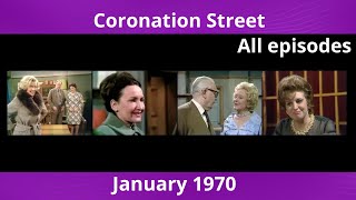 Coronation Street  January 1970 [upl. by Ellenet474]