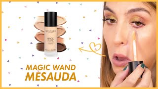 FONDOTINTA EFFETTO SECONDA PELLE Magic Wand Foundation amp Concealer Mesauda  Test amp Tell [upl. by Gosney590]