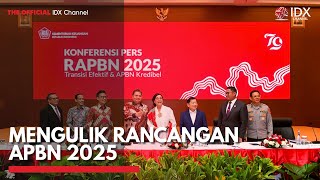 Mengulik Rancangan APBN 2025  IDX CHANNEL [upl. by Winfield246]