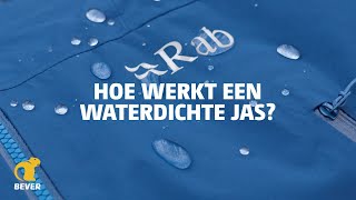 Hoe werkt een waterdichte jas  Bever [upl. by Mareld]