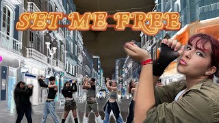 KPOP IN PUBLIC ONE TAKE in SPAIN TWICE 트와이스  SET ME FREE by Ivy [upl. by Pavia554]