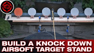 AirsoftPaintball Knock Down Popper Stand DIY [upl. by Katti]