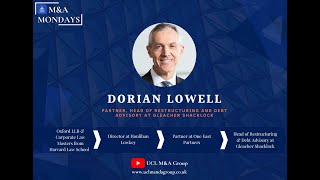 Dorian Lowell Head of Financial Restructuring amp Debt Advisory at Gleacher Shacklock [upl. by Irahk]