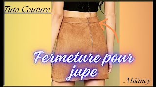 Tuto diy  Coudre une fermeture éclair de jupe [upl. by Ainoda727]