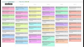 Gambaran Jadwal Kurikulum Merdeka MTs di SIMPATIKA [upl. by Remmer]