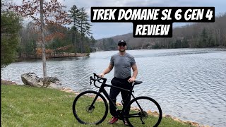 TREK DOMANE SL 6 GEN 4 REVIEW  GLADE SPRINGS RESORT  GOPRO CYCLING 2023 [upl. by Annaert]