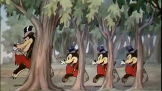 I tre porcellini e i tre lupetti Three Little Wolves  Walt Disney 1936  Audio sincrono [upl. by Letisha]