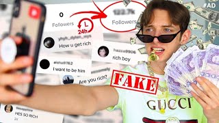 I FAKED being RICH on TIKTOK for 24 HOURS and THIS is what happened [upl. by Rena]