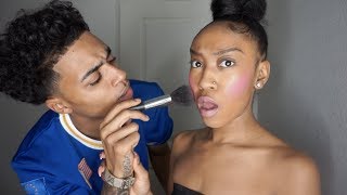 BOYFRIEND DOES MY MAKEUP [upl. by Emily]