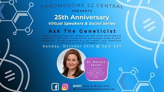 Ask the Geneticist with Dr Melissa Carter [upl. by Mialliw]