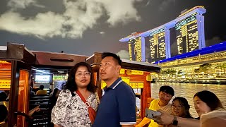 Fantastic Singapore River Cruise Ride singapore travel fun 🇸🇬🇳🇵 [upl. by Atikel]