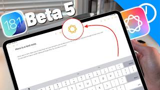 iPadOS 181 Beta 5  Memoji Fixed amp New Apple Intelligence Access [upl. by Sivatco]