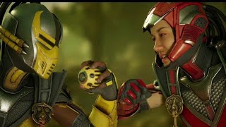 Cyrax Classic Helmet vs Sektor  MK1 gameplay Khaos Reigns [upl. by Aita]