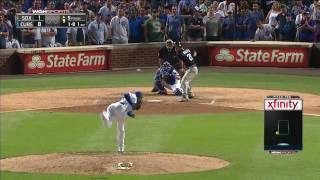 Aroldis Chapman Cubs FULL Debut on WGN  100 mph  Fastball 72716 [upl. by Artimed168]