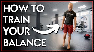 Balance exercises How to train lower leg variability  Peter Attia MD [upl. by Katey]