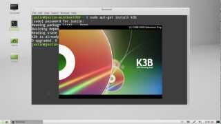 how to burn cds and dvds on Linux Mint 13 [upl. by Bevvy]