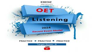 OET LISTENING 64 REAL EXAM MARCH 2024 [upl. by Aivat971]