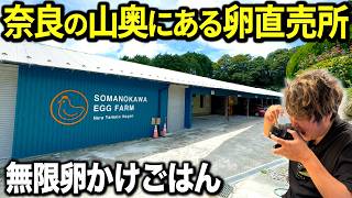 【食べ放題】奈良の山奥に500円で無限食いできるたまごかけご飯専門店が誕生したので調査に行ってきた！ [upl. by Eigram]