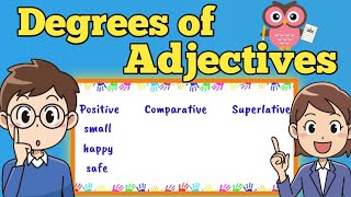 Degrees of Adjectives with Activities [upl. by Elbert820]