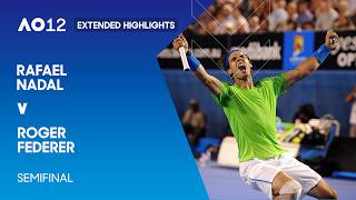 Rafael Nadal v Roger Federer Extended Highlights  Australian Open 2012 Semifinal [upl. by Sonnnie]