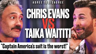 Chris Evans amp Taika Waititi Argue Over The Internets Big Debates  Agree to Disagree  LADbible [upl. by Samuela190]