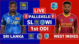 Sri Lanka v West Indies 1st ODI Live  SL vs WI 1st ODI Live Scores amp Commentary  Sri Lanka Bowling [upl. by Leakcim464]