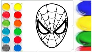 How to draw Spiderman for kids Easy step by step nehacreativeartcraft [upl. by Atiuqcaj434]