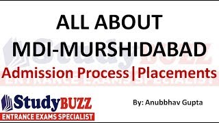 All about MDI Murshidabad  Placements Reviews Fees structure Selection process [upl. by Deegan]