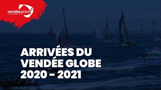 Live arrivée de Boris Herrmann Vendée Globe 20202021 FR [upl. by Alleuqram400]