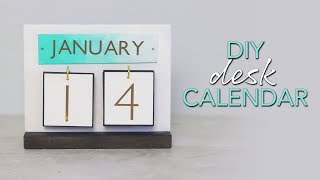 DIY Desk Calendar [upl. by Acyre]