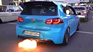 BEST of AntiLag Exhaust Flames Pops Crackles amp Backfire Sounds 💥 🔥  Crank up the volume [upl. by Burnard]